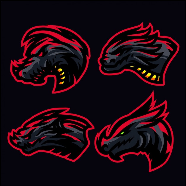 Set logo drago inferno