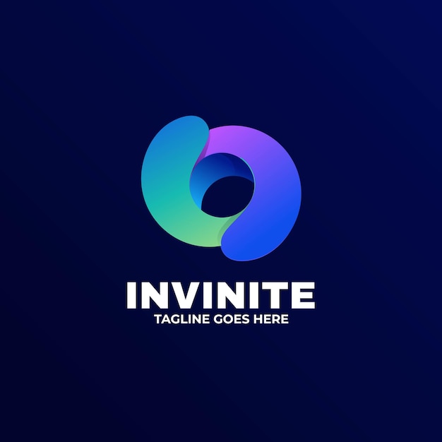 Infinite Gradient Colorful Style logo