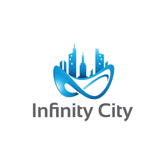 Шаблон логотипа Infinity City-Logo