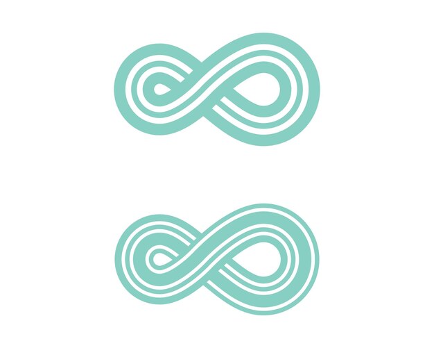 Modello di logo infinity design