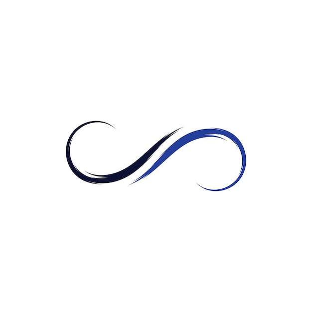 Logo infinity designinfinity modello icona vettoriale