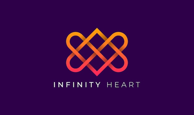 Infinity Hart Logo Vector Art