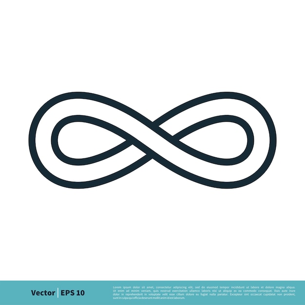 Infinity Infinite Limitless Icon Vector Logo Template Illustration Design Vector EPS 10