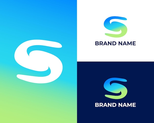 無限大文字 S ロゴ デザイン テンプレート ビジネスのためのベクトルのロゴの設計