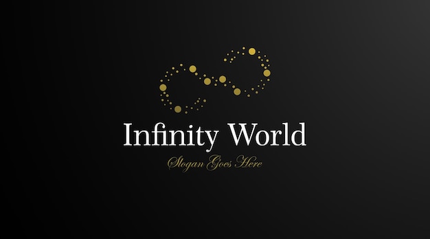 Vector infinity logo design concept vector. elegant logo design concept for infinity logo template