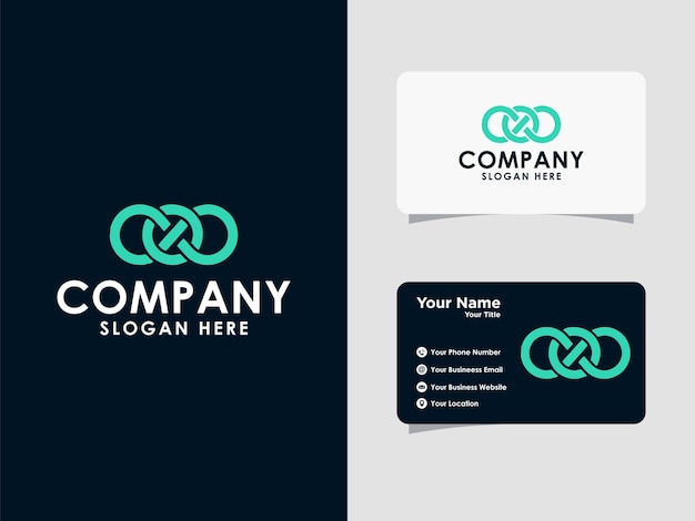 infinity logo design template