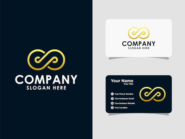 infinity logo design template