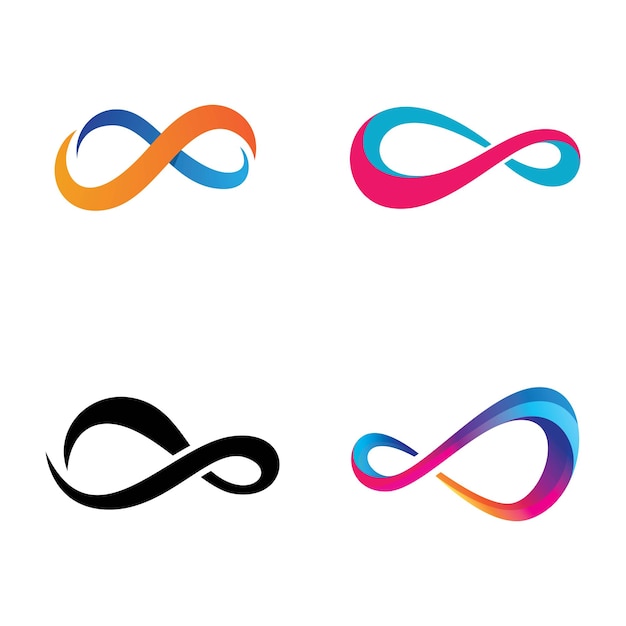 Disegno dell'illustrazione delle immagini del logo infinity