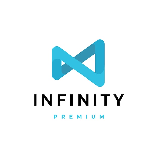 Infinity mobius vlinderdas logo sjabloon pictogram vector