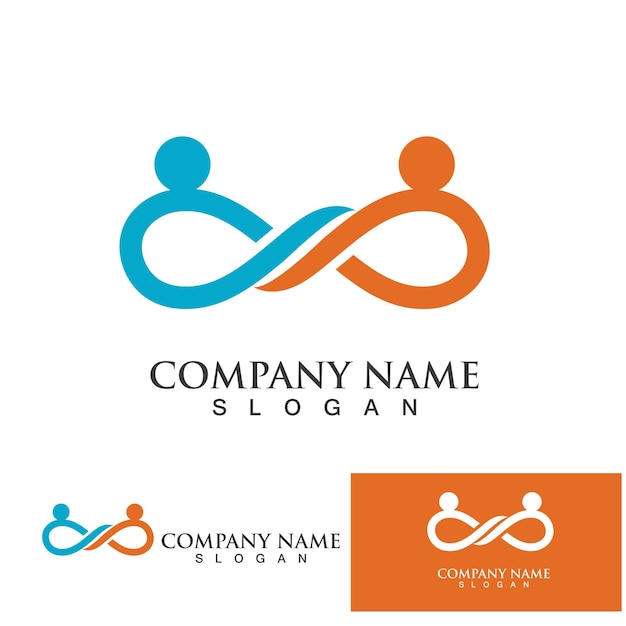 Infinity people logo family care