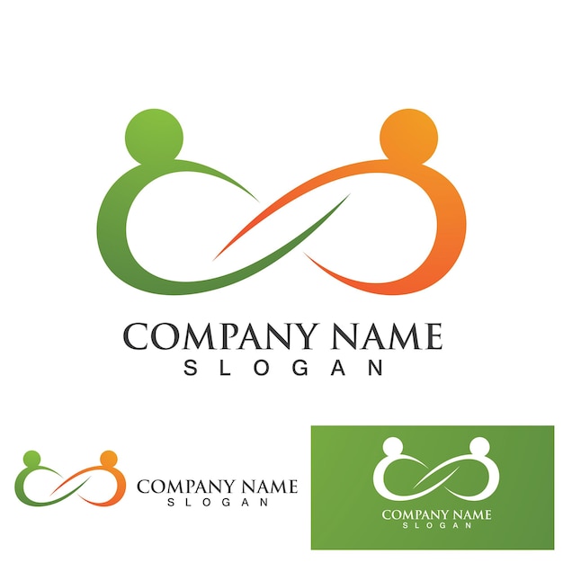 Infinity people logo family care