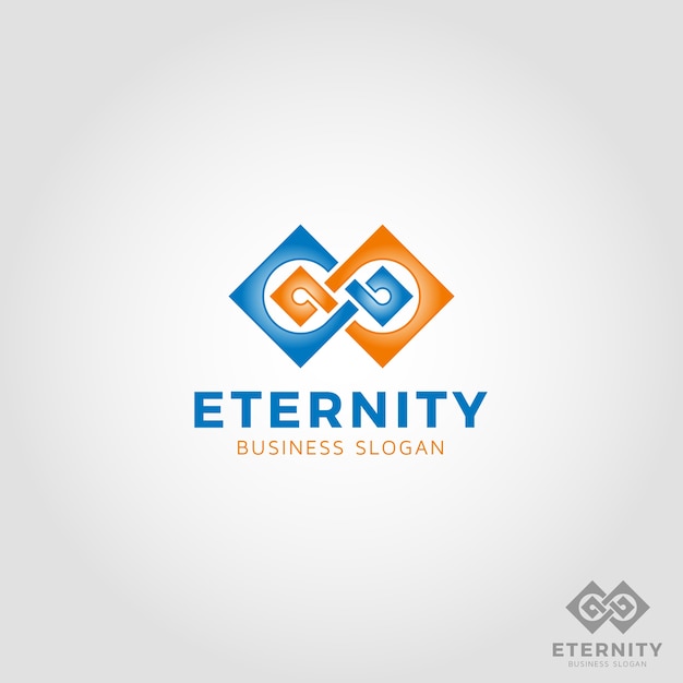 Infinity Square Logo Template