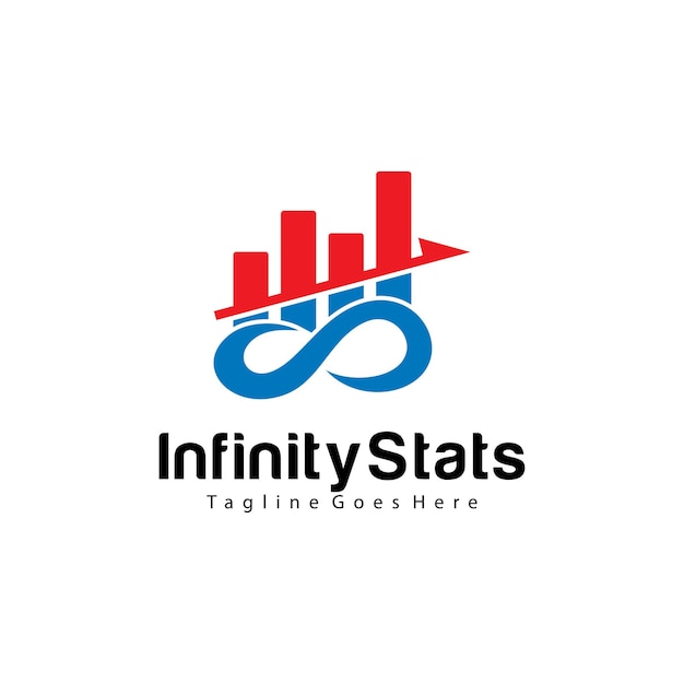 Infinity Stats logo design template