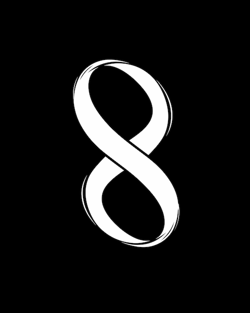 Vector infinity symbol design