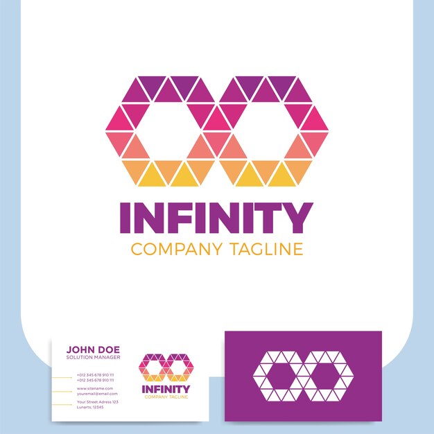 Infinity логотип логотип дизайн бесконечность логотип шаблон infinity media logo