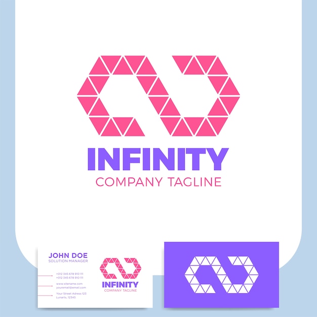 Infinity логотип логотип дизайн бесконечность логотип шаблон infinity media logo