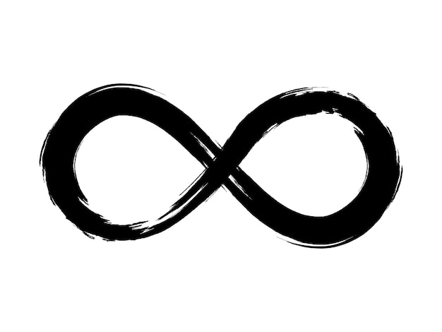 Infinity symbol Modern eternity icon Infinite possibilities endless process