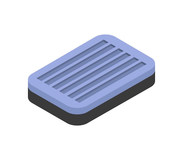 Inflatable mattress isometric