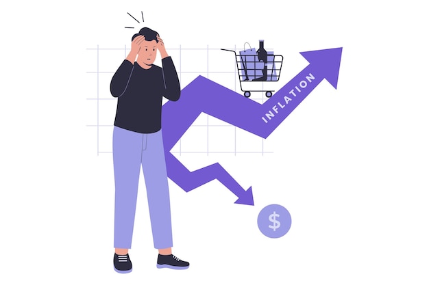 inflation illustration concept