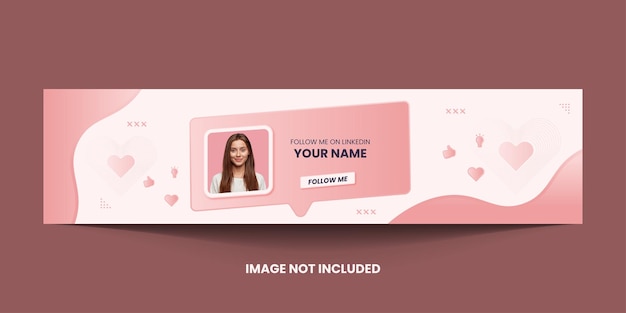 Influencer Linkedin Cover Design Templete