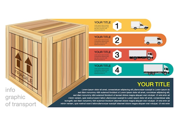 info afbeelding van transport