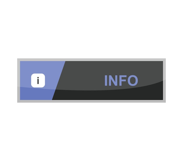 Vector info button