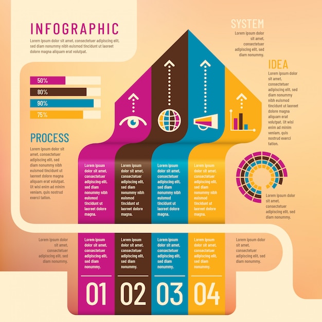 Info graphic background