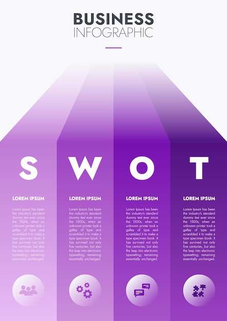 Vector infografische sjabloon voor presentatie visualisatie van bedrijfsgegevens procesdiagram en succesdrijf