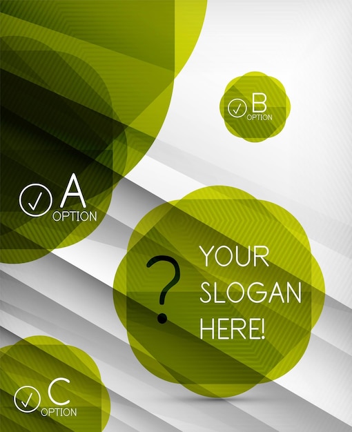 Vector infographic abstract background