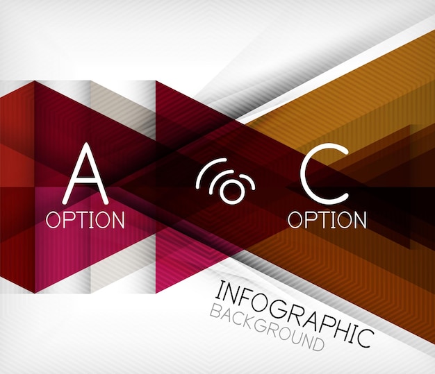 Infographic abstracte achtergrond