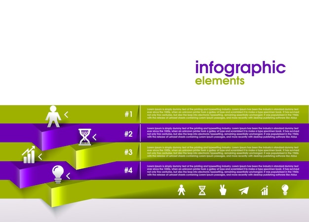 Vector infographic abstracte vector zakelijke sjabloon