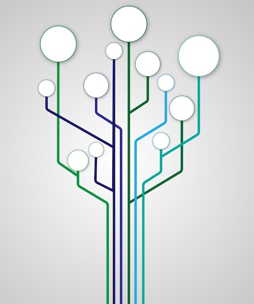 Concetto di business infografico