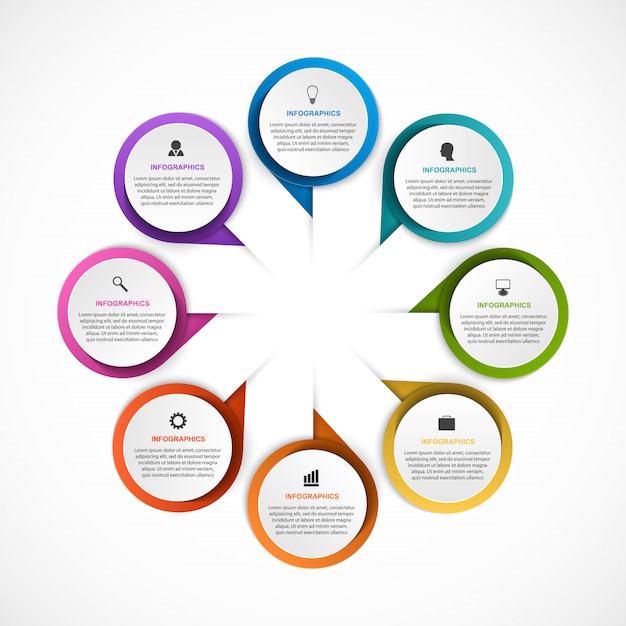 Infografica per presentazioni aziendali.