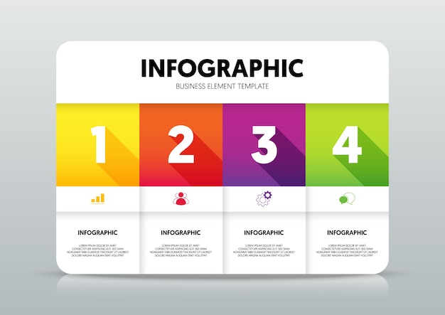 infographic business process template