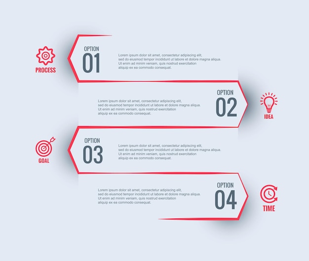 Vector infographic business template design
