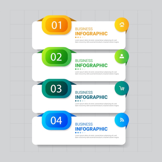 Infographic business template design.