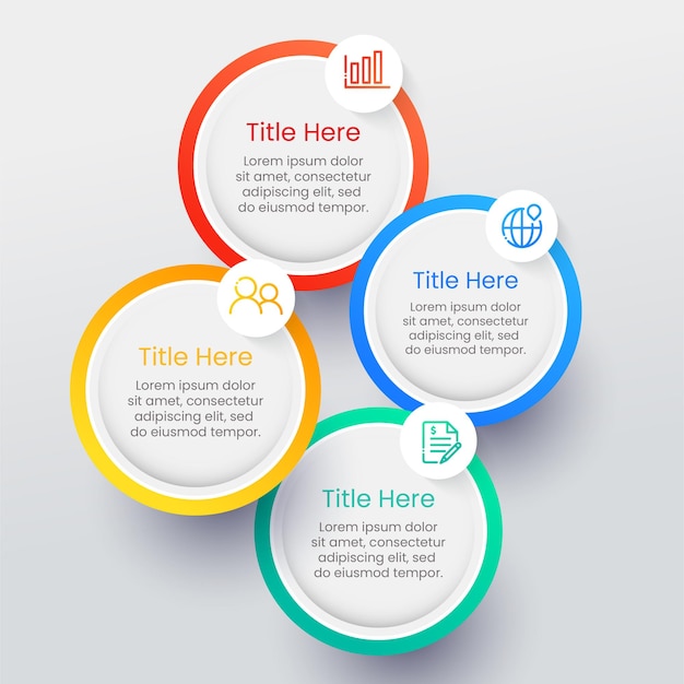 Infographic 비즈니스 템플릿 디자인