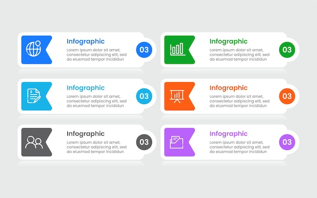 Infographic business template design