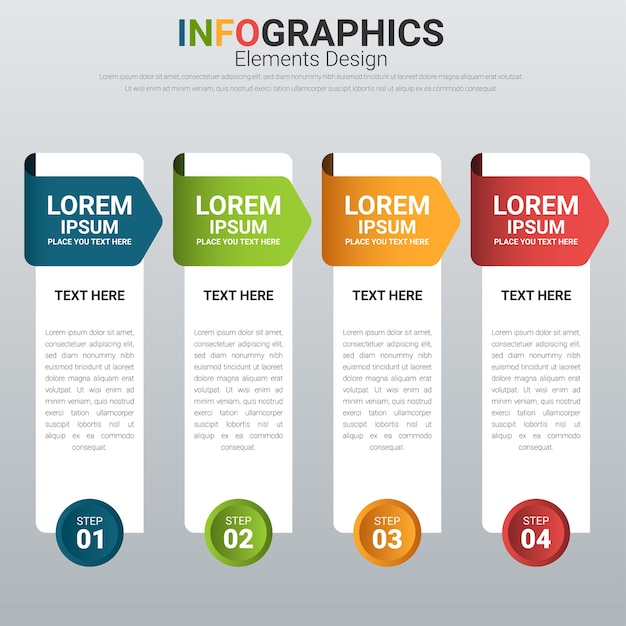 Modello di business infografica. opzione di layout per il web design.