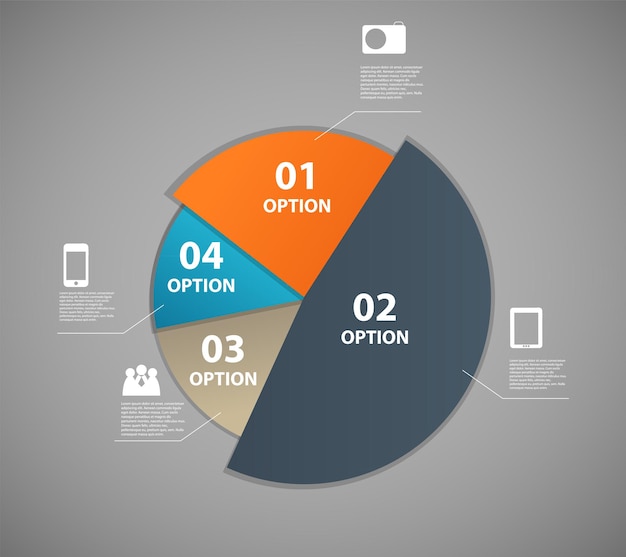 Infographic business template vector illustration