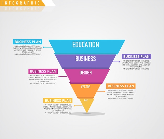 Infographic, can be used for the presentation process, outline, banner, graph, data layer