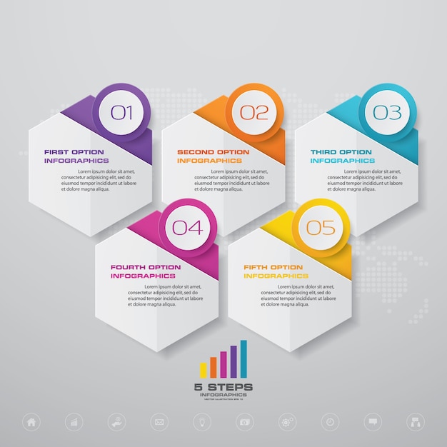 Infographic chart design element