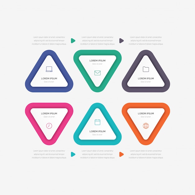 Vector infographic concept with options, steps or process.