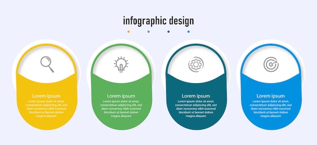 Modelli di business di progettazione infografica