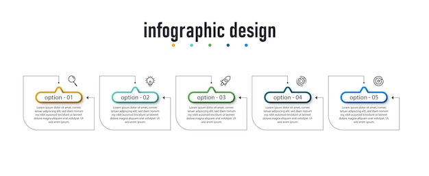 Infographic 디자인 레이블 템플릿 비즈니스 개념