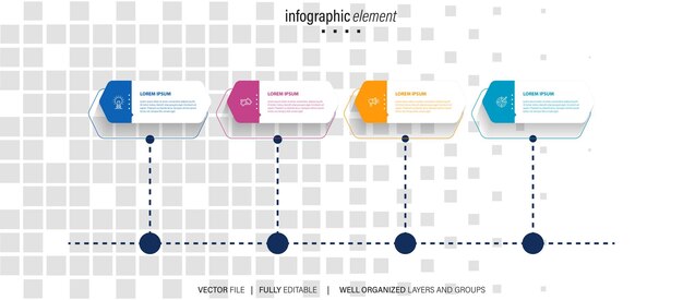 Infographic design template Vector illustration