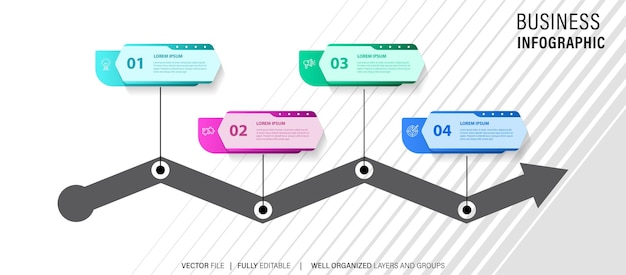 데이터 벡터 일러스트 레이 션에 대 한 장소 infographic 디자인 서식 파일