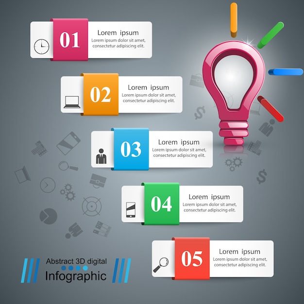 Infographic 디자인 서식 파일