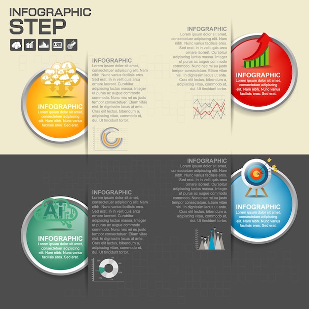 Infographic design vector