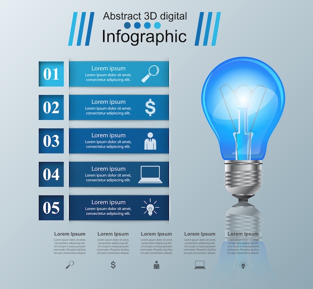 Vector infographic design